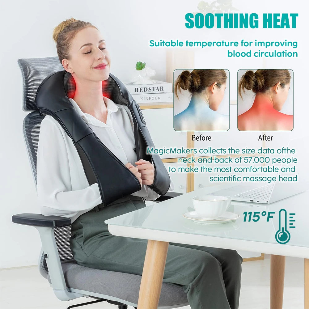 TheraRelax Pro Heated Deep Tissue Neck Massager