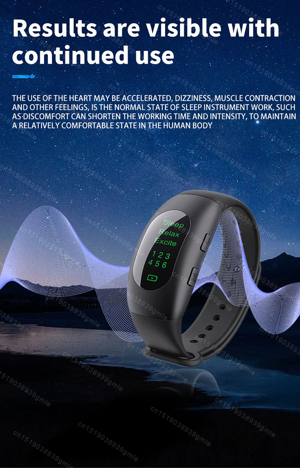 CalmPulse™ Plus  Wearable Wrist Calm Support