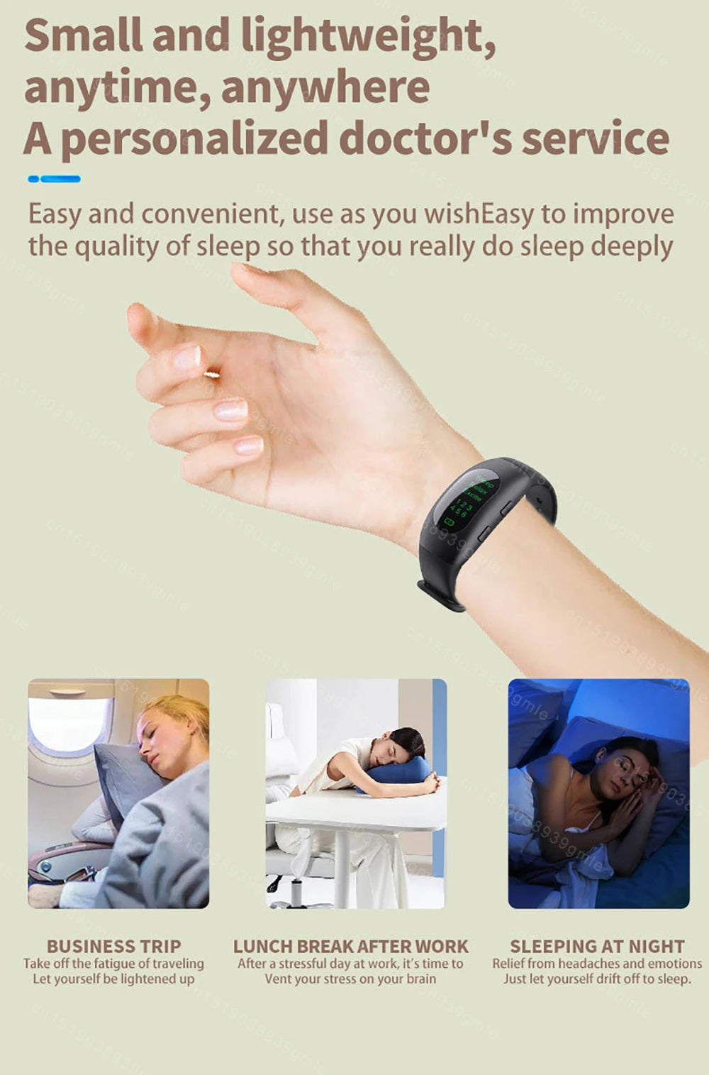 CalmPulse™ Plus  Wearable Wrist Calm Support