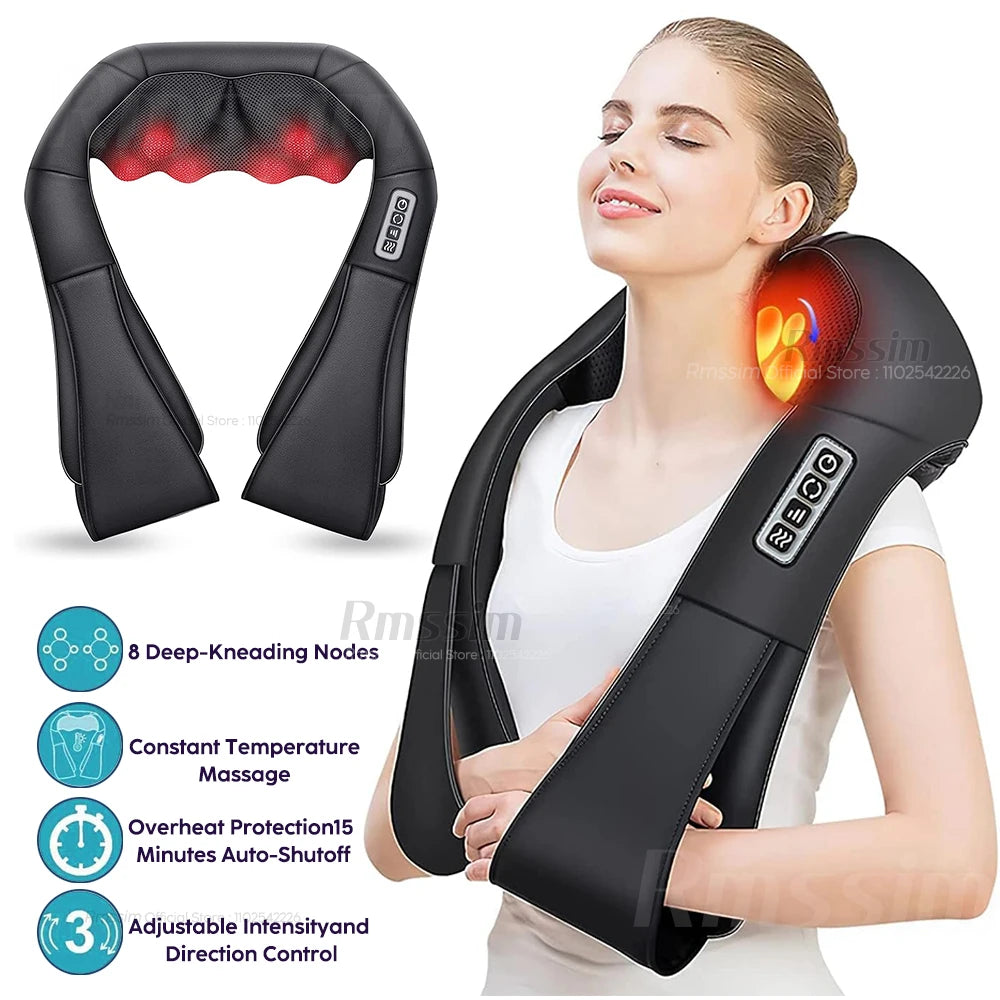 TheraRelax Pro Heated Deep Tissue Neck Massager